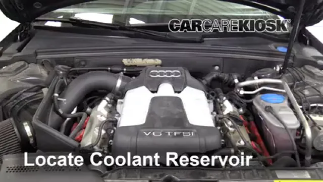 2011 Audi S4 3.0L V6 Supercharged Refrigerante (anticongelante) Agregar refrigerante